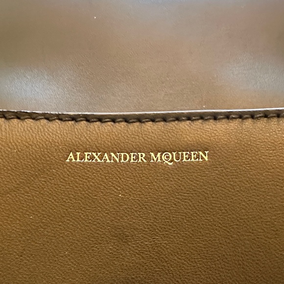 Alexander McQueen Authentic Elegant Black Studded Chain mini Bag. MINT CONDITION - Picture 10 of 13